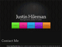 Tablet Screenshot of justinhileman.com